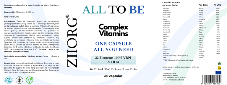ALL TO BE 60 CAPSULAS