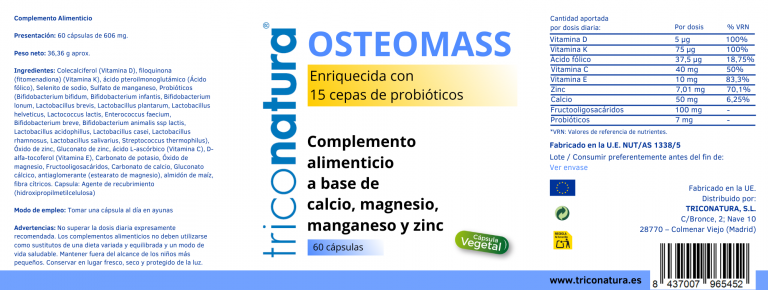 OSTEOMASS ETIQUETA